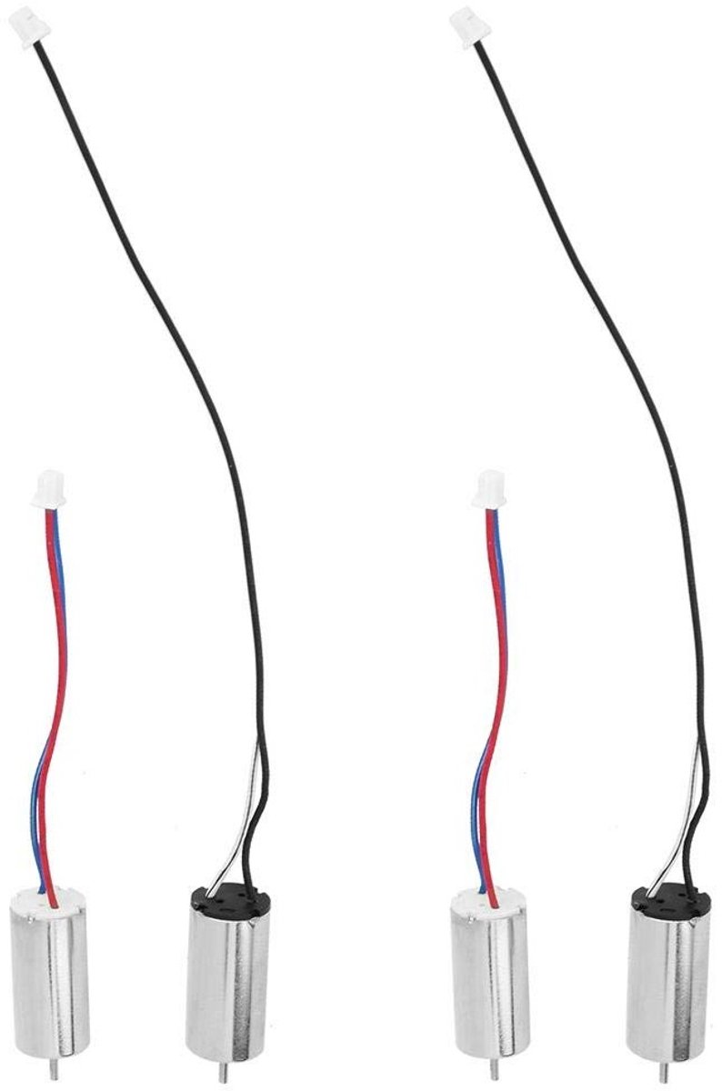 Krachtige 4Pcs DC 3.7V 44000RPM Borstelloze Micro Motoren met Draad voor Robotica en Drones