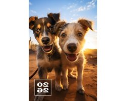 Terminkalender 2026 - Wochenplaner Mini Buchkalender - Afspraken Plannen - Honden Thema - A6 Formaat - Niet gespecificeerd