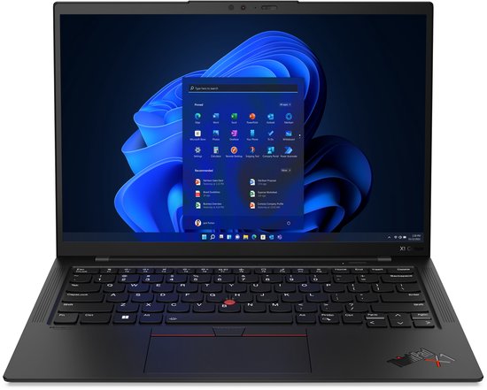 Lenovo ThinkPad X1 Carbon Gen 10 Intel® Core™ i7 i7-1265U Laptop 35,6 cm (14") Touchscreen WUXGA 16 GB LPDDR5-SDRAM 512 GB SSD Wi-Fi 6E (802.11ax) Windows 11 Pro Frans Zwart - Lenovo - Hoofdafbeelding