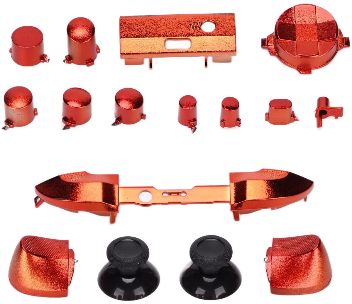 Annadue Full Game Controller Button Set voor Xbox Series X/S - Rood