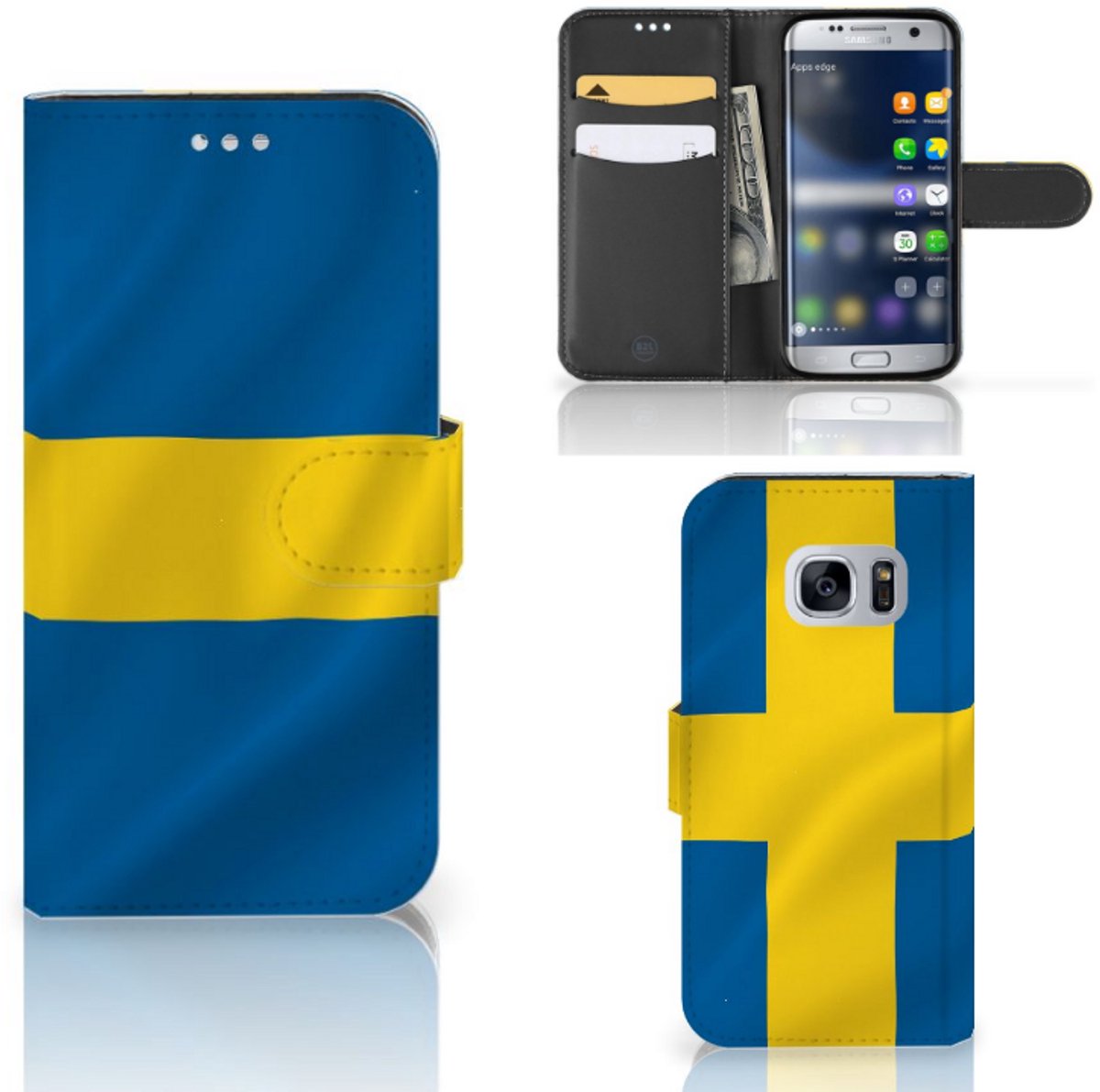 Samsung Galaxy S7 Bookstyle Case Zweden