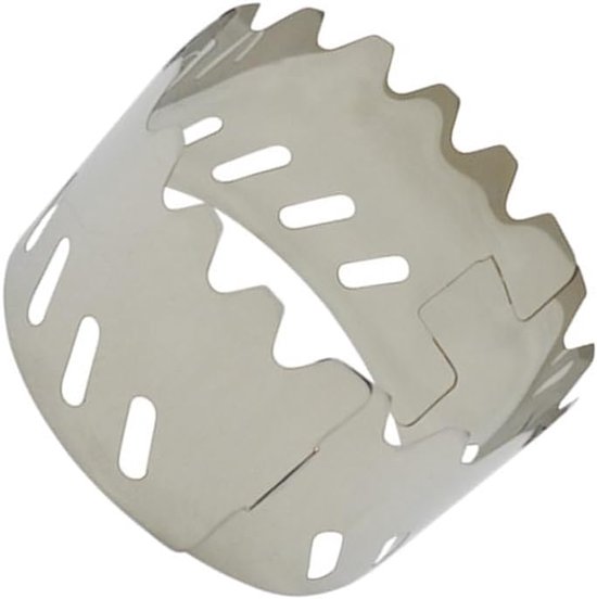 Kampeer Kookplaat Windscherm - Kooktoestel Accessoire - Efficiënt Koken Buiten - Opvouwbaar Roestvrij Staal - 135 x 65 mm - Meerkleurig — afbeelding 4