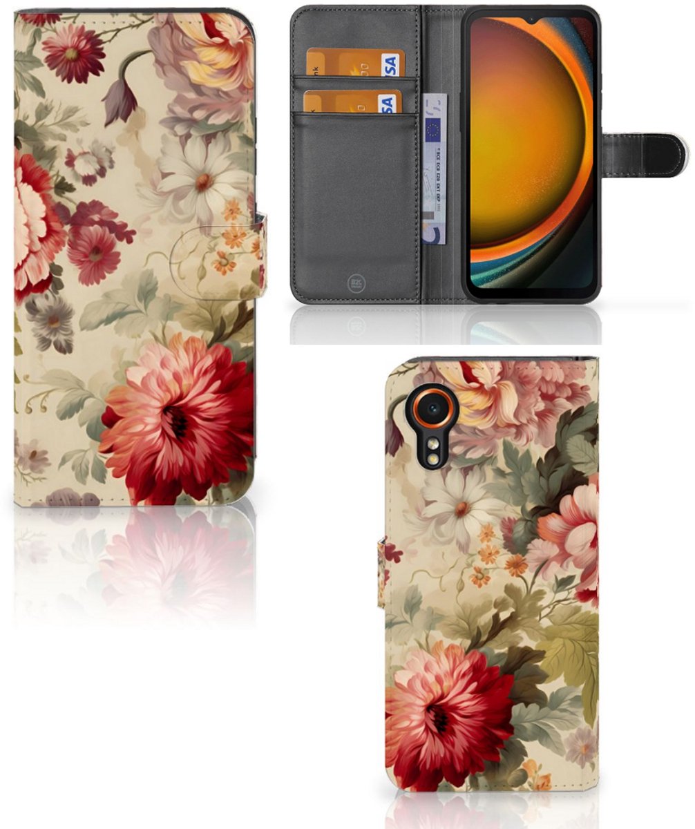 Hoesje voor Samsung Galaxy Xcover 7 Bloemen