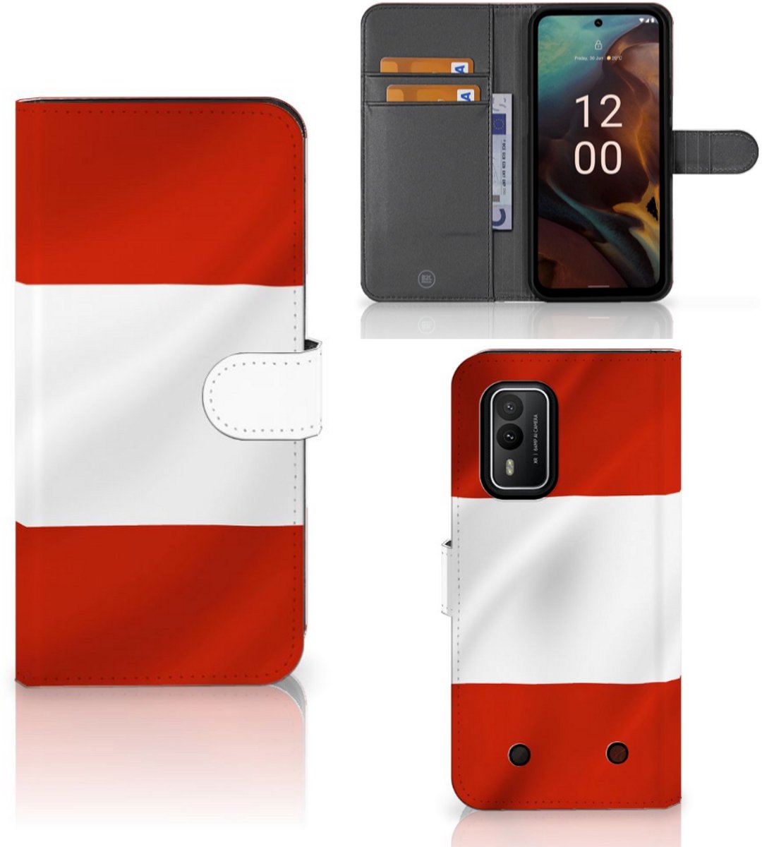 Nokia XR21 Bookstyle Case Oostenrijk
