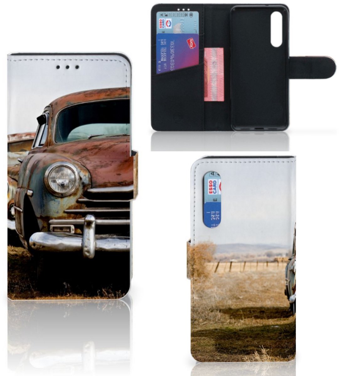 Xiaomi Mi 9 SE Telefoonhoesje met foto Vintage Auto