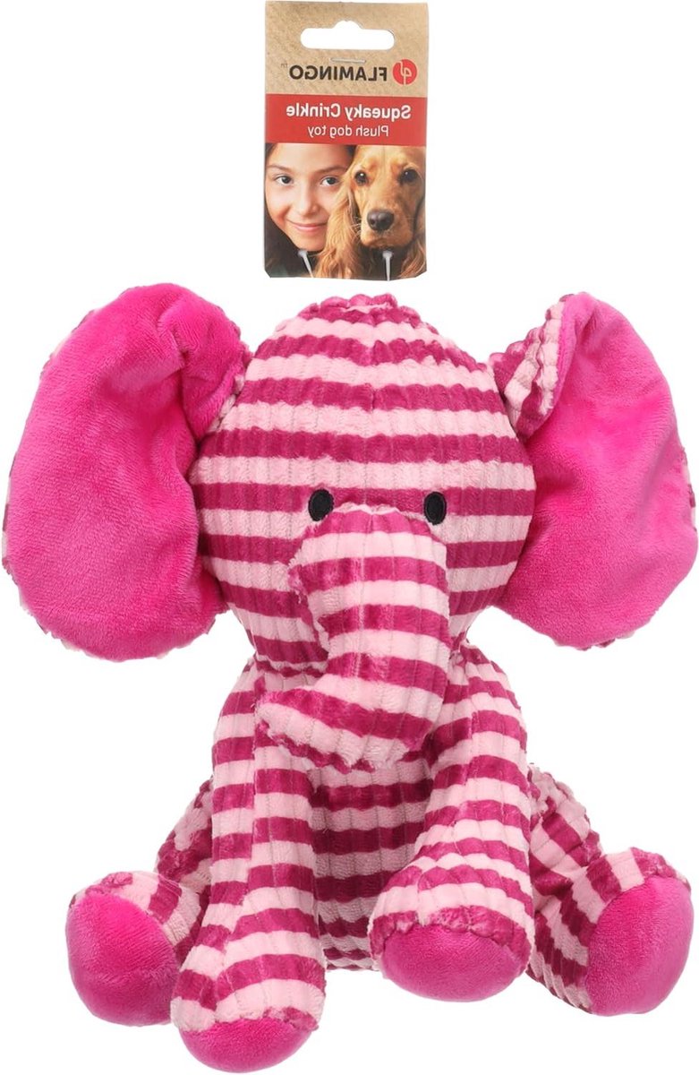 HS AZOR OLIFANT ROZE 28x20x28CM