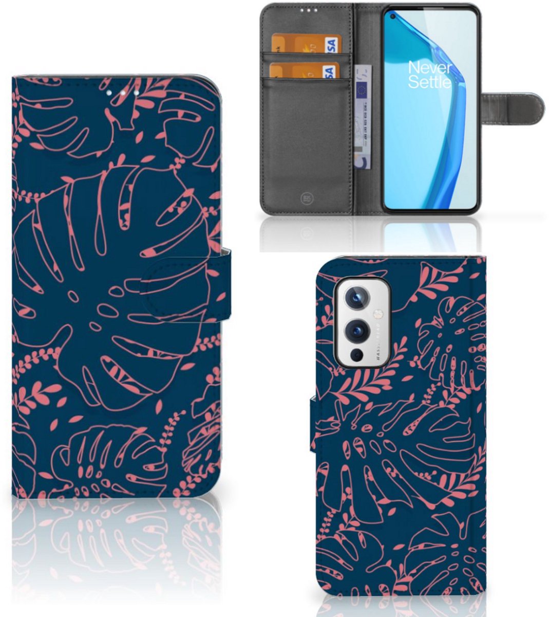OnePlus 9 Hoesje Palm Leaves