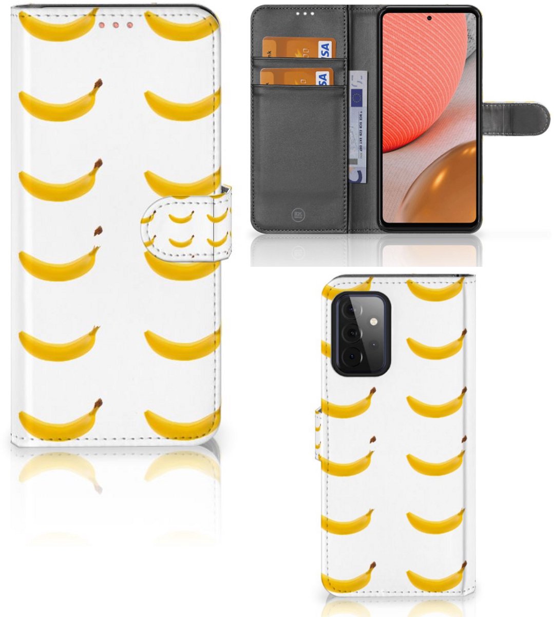 Samsung Galaxy A72 Book Cover Banana