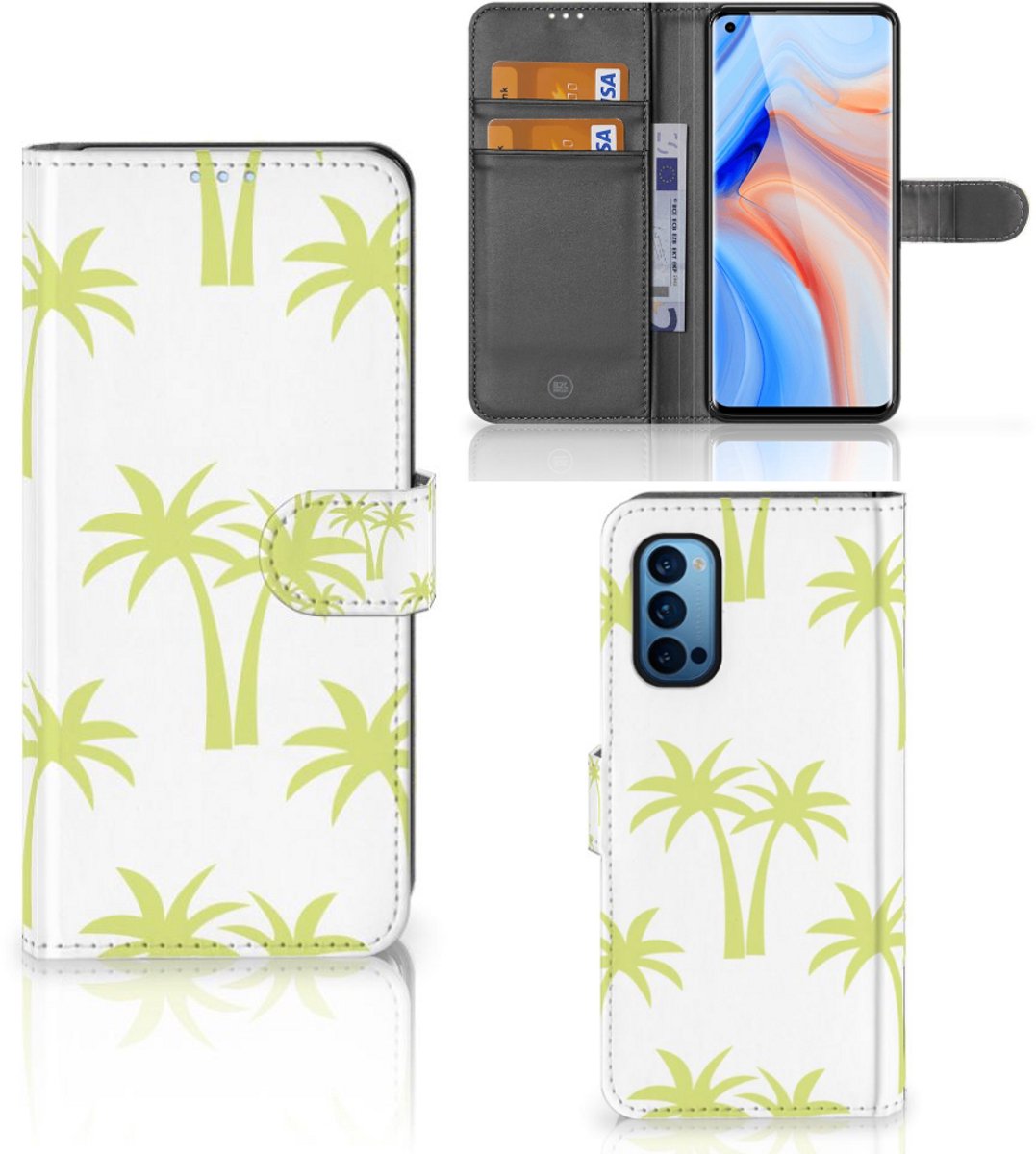 OPPO Reno 4 Pro 5G Hoesje Palmtrees