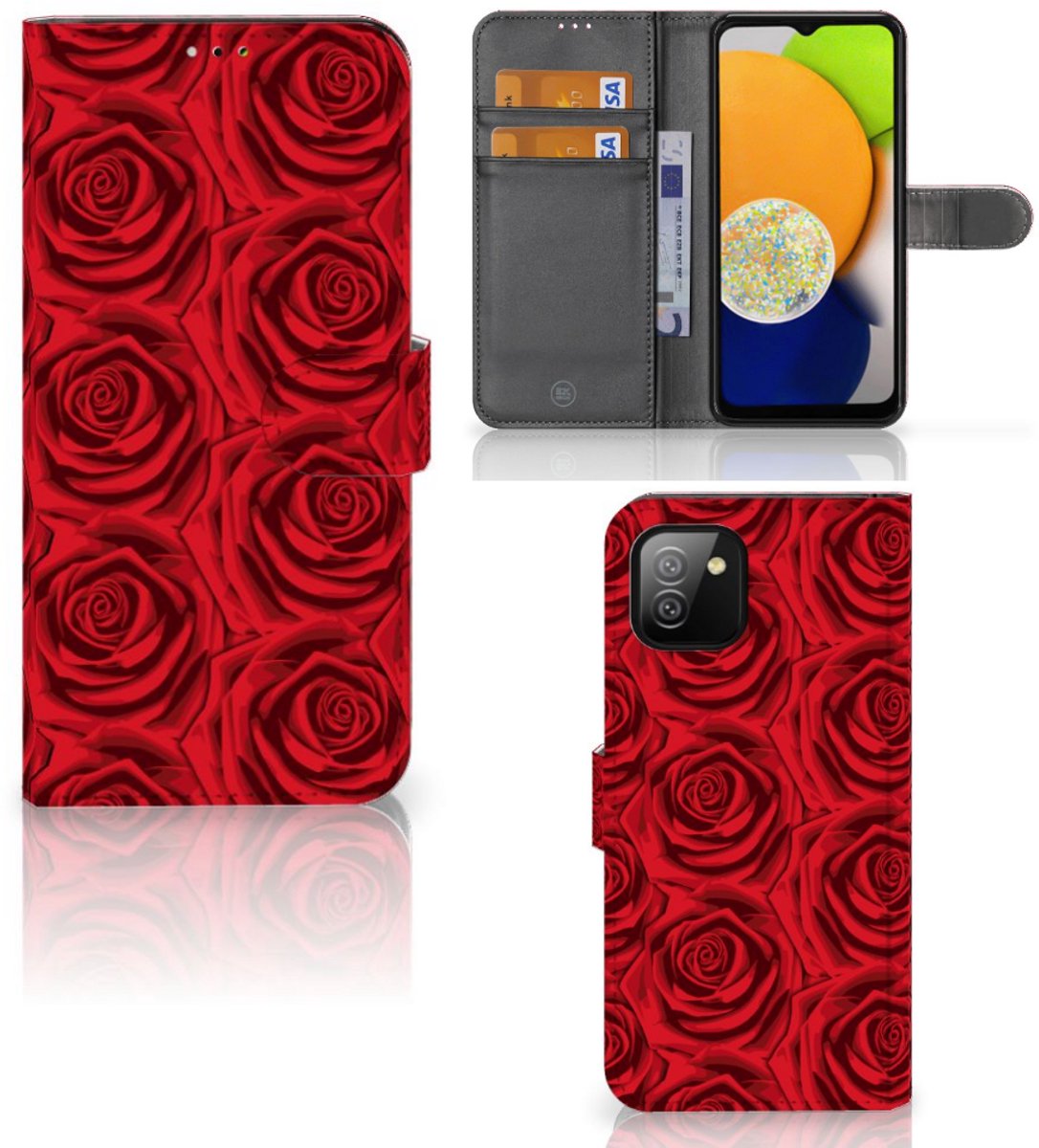 Samsung Galaxy A03 Hoesje Red Roses
