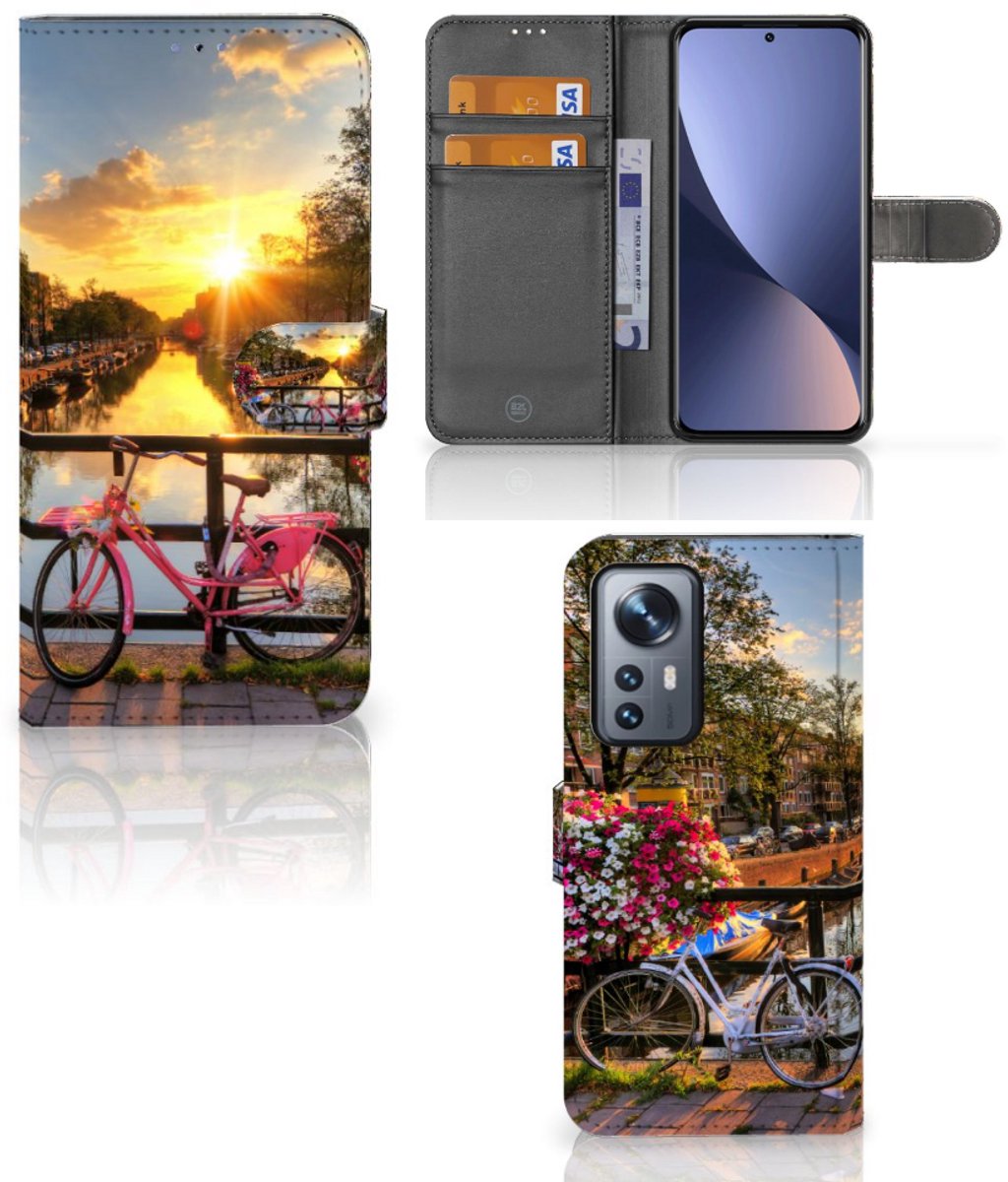 Xiaomi 12 Pro Flip Cover Amsterdamse Grachten