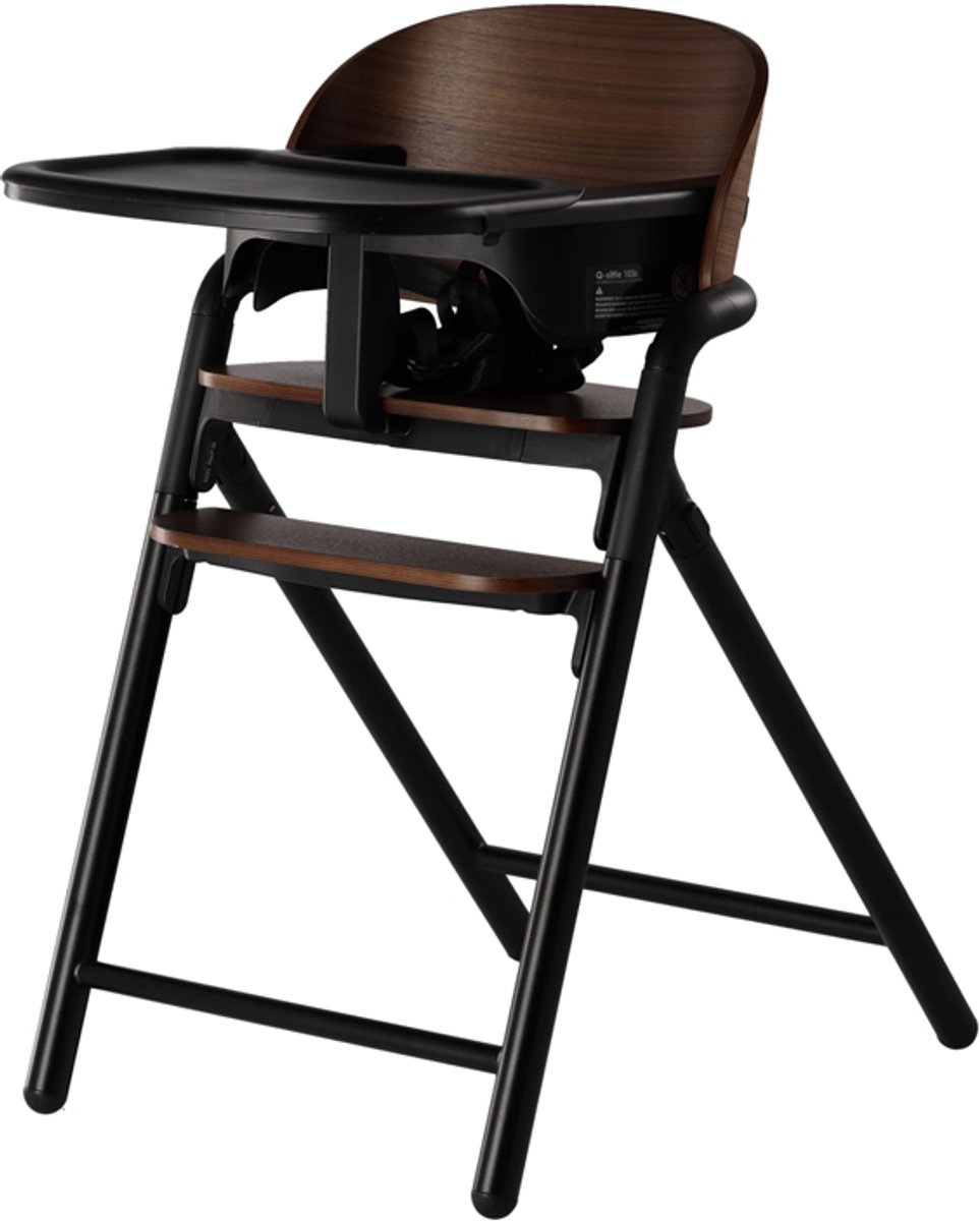 Qute Q-Sittle Eetstoel - Woody Black
