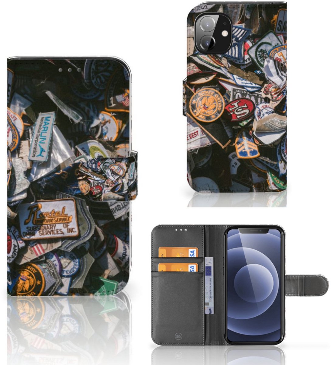 Apple iPhone 12 Mini Telefoonhoesje met foto Badges