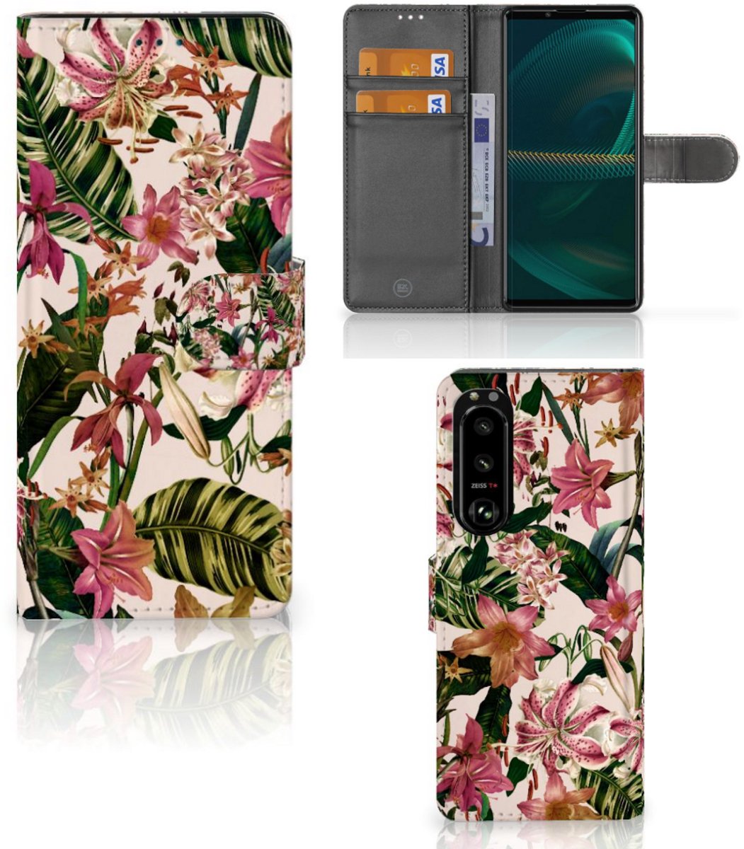 Sony Xperia 5III Hoesje Flowers