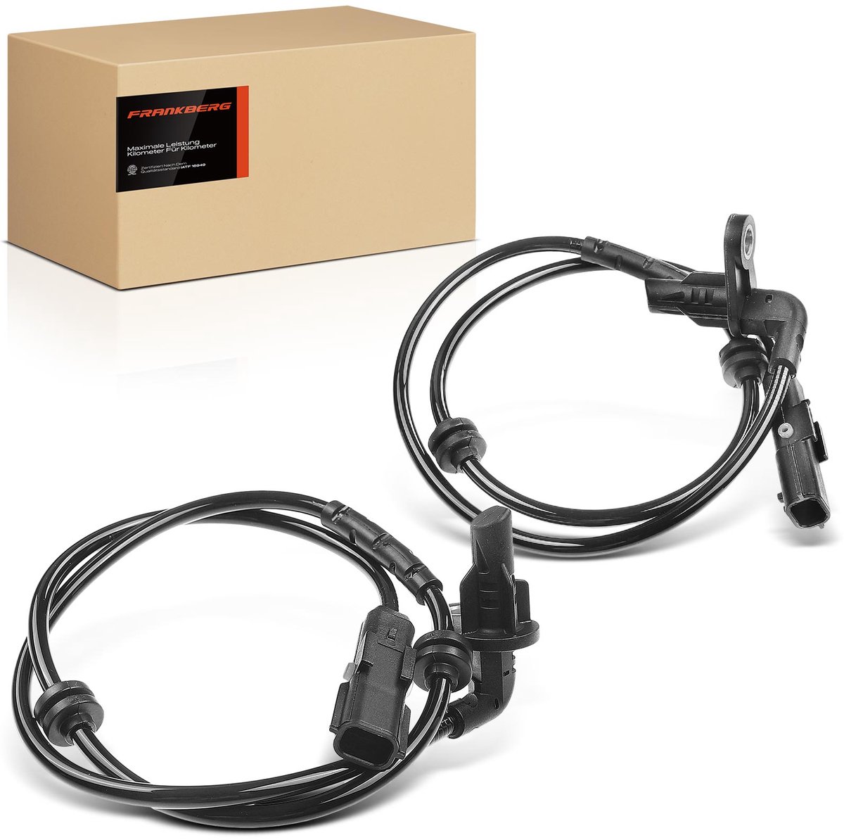 Frankberg 2x ABS sensor achteras links/rechts voor Renault