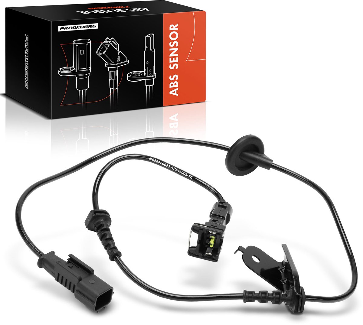 Frankberg 1x ABS Sensor Achteras Links voor KIA
