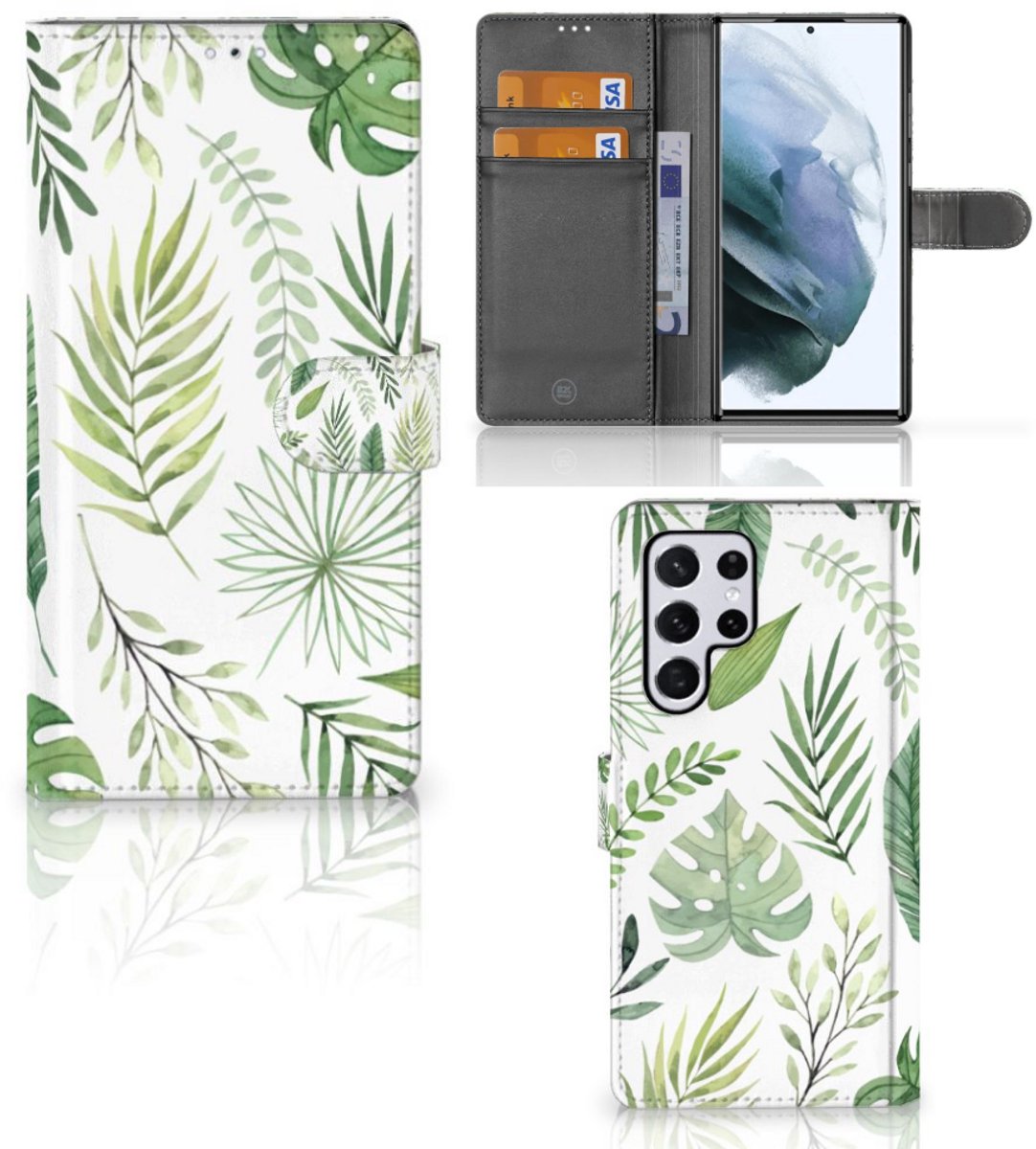 Samsung Galaxy S22 Ultra Hoesje Leaves