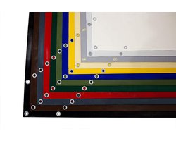 ANKO PLANEN vrachtwagenzeil 610g/m², PVC zeil met 12mm ogen - Waterdicht & Robuust - Maatwerk bedekking (2,5m x 2m, Rood RAL3002)