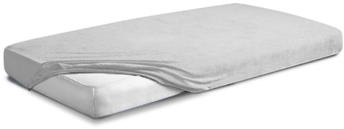 Matex Premium Serie - Frotte Laken - 130x190/140x200 cm - Grijs - Met elastiek