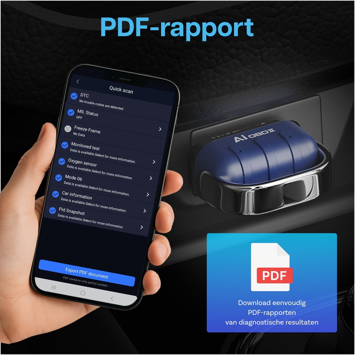 MMOBIEL AI OBD2 Scanner Bluetooth 5.4 thumbnail 4