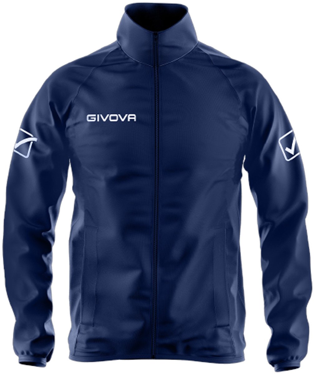 Givova Rain Basico Jas Blauw 10-12 Years Jongens,Meisjes