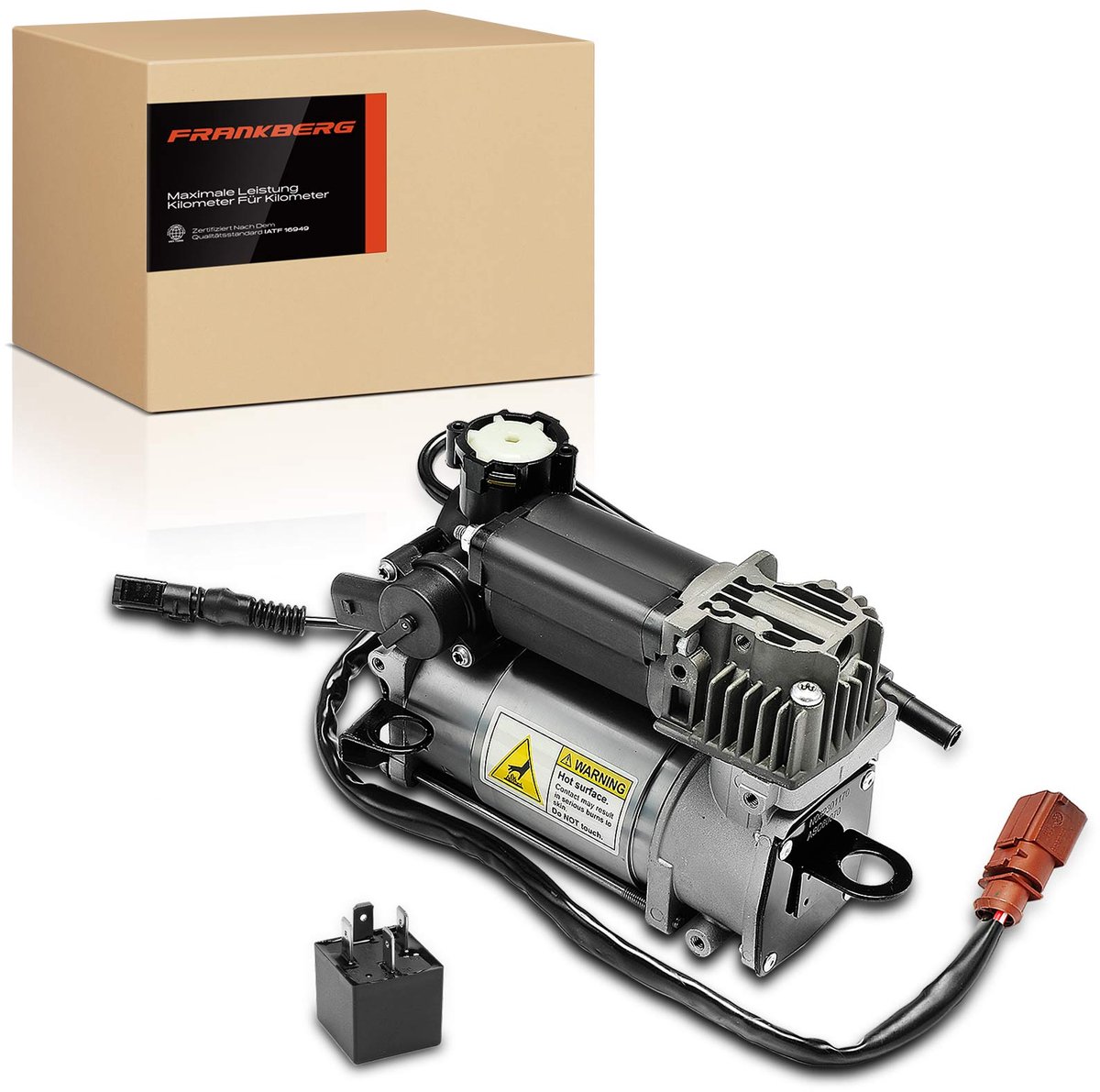 Frankberg 1x Luchtvering Compressor voor Audi A6 4B2 4B5