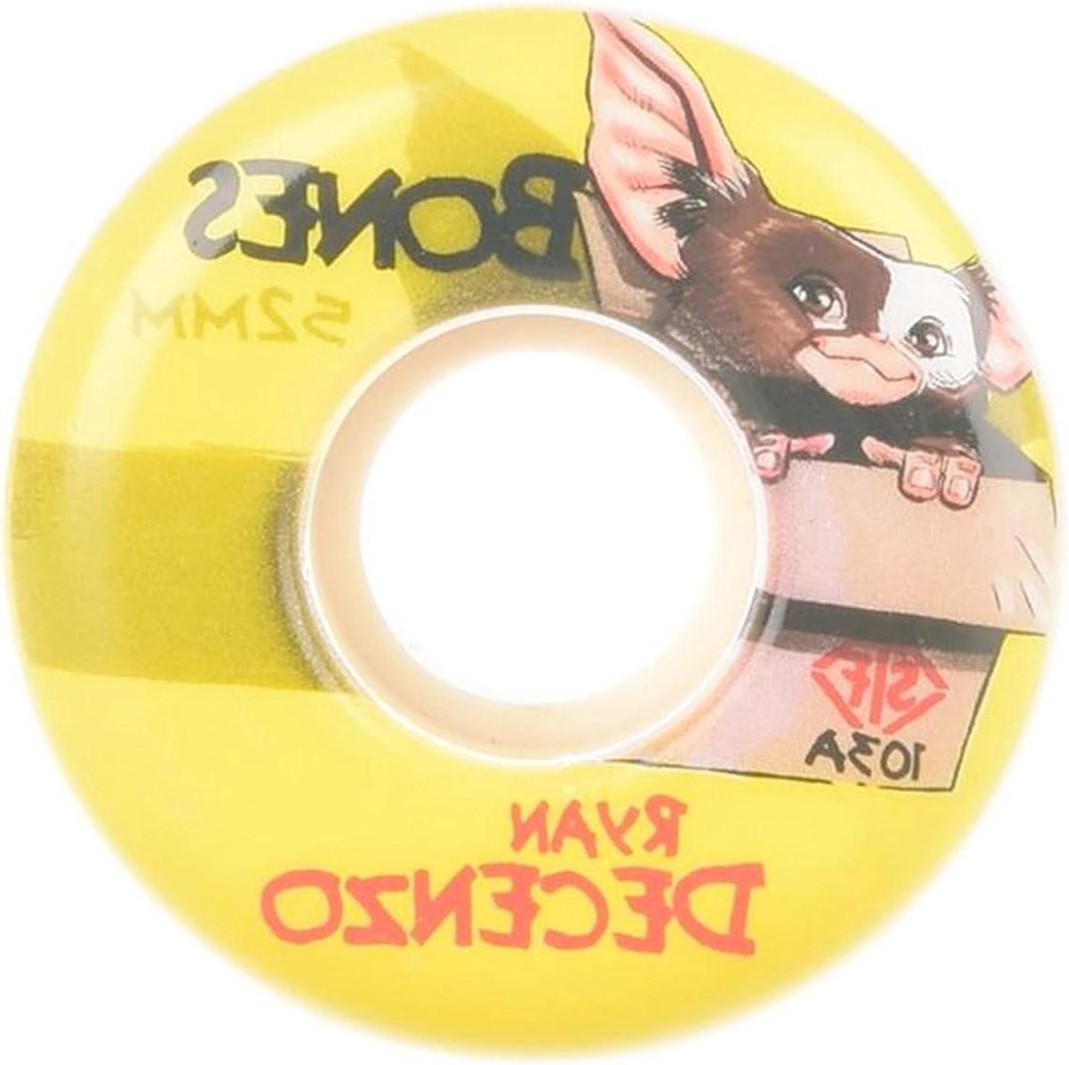 Bones STF Decenzo Gizzmo Skateboard Wielen 103A V2 Sloten 52mm