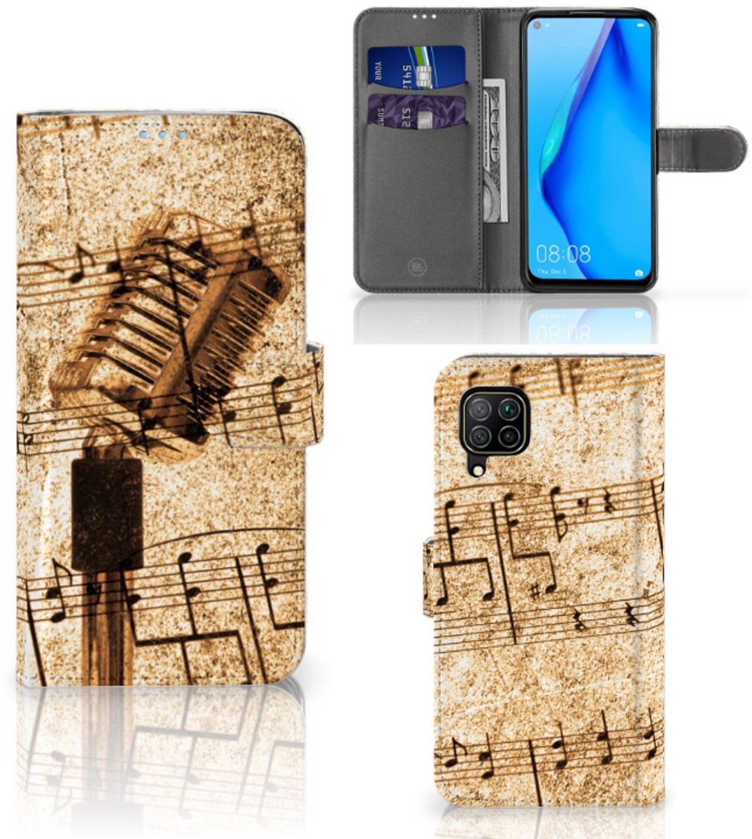 Huawei P40 Lite Telefoonhoesje met foto Bladmuziek