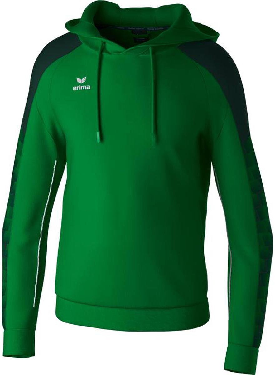 Erima Evo Star Sweatshirt Met Capuchon Heren - Groen | Maat: M