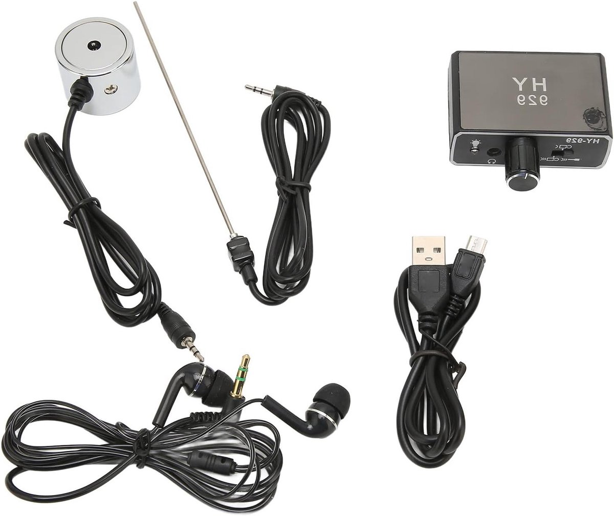 Waterlekkage Detectie: Ondergrondse Waterleiding Monitor Accessoire Kit met Oordopjes en Dubbele Probes voor Water-, Cement- en Stalen Leidingen