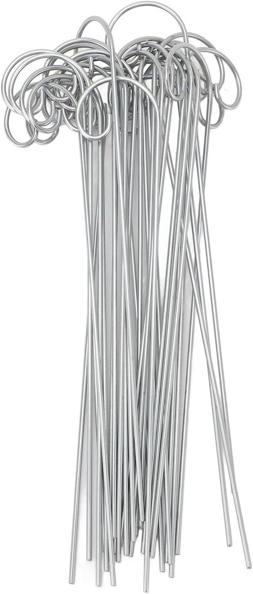 Plant Labels RVS, 30 Stuks, 20 cm, Perfect voor het Merken van Bloemen en Planten, Organiseer Je Tuin Efficiënt