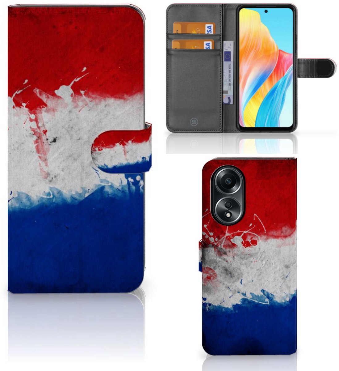 OPPO A58 4G Bookstyle Case Nederland