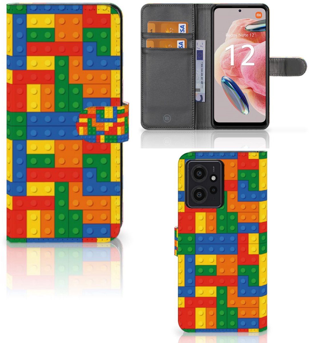 Xiaomi Redmi Note 12 4G Telefoon Hoesje Blokken