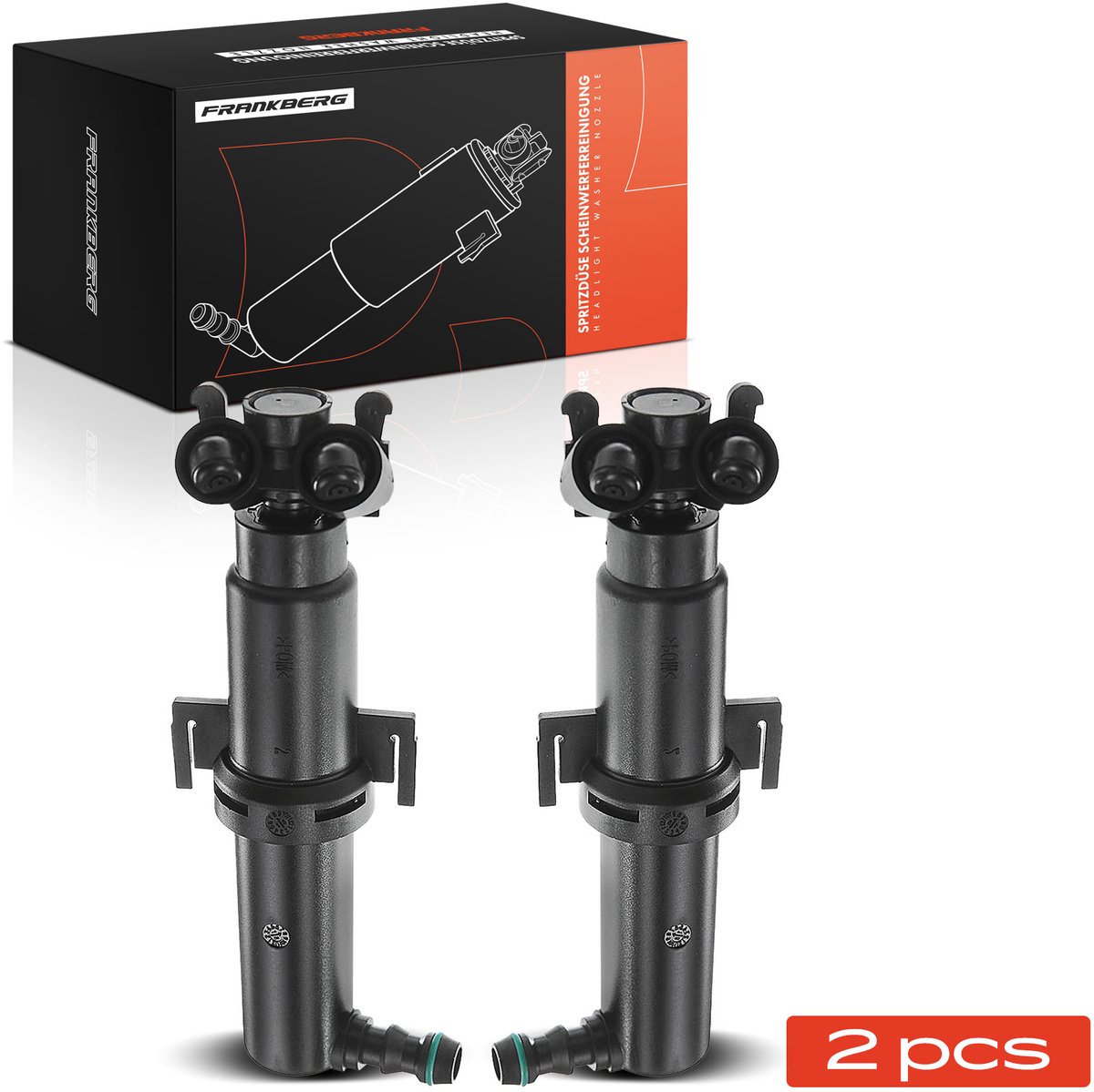 Frankberg 2x Sproeier Koplampreiniging Voor voor VW Tiguan 5N