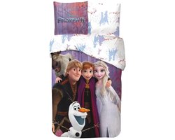 Frozen Dekbedovertrek Magic Team 140 x 200 cm - katoen - 65 x 65 cm