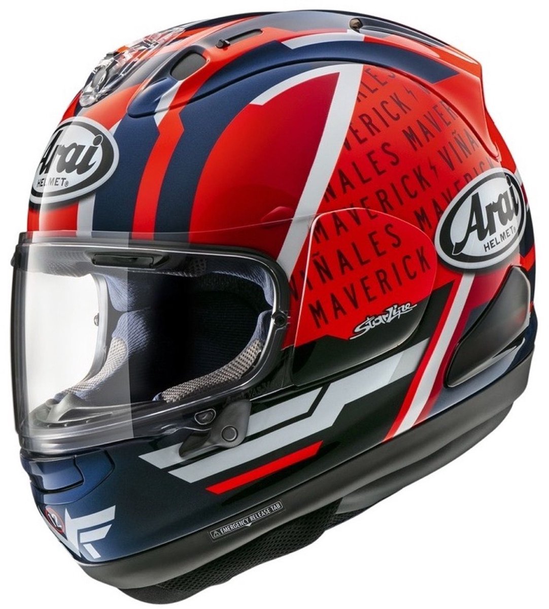Arai RX-7V EVO Maverick Viñales Integraalhelm - Maat L - Helm