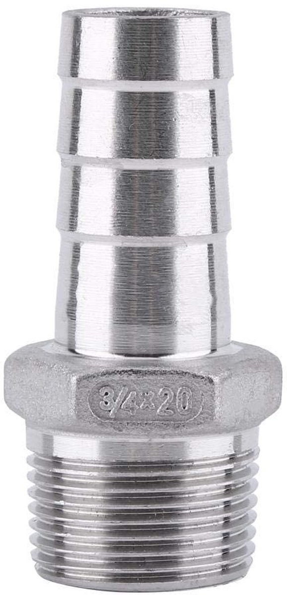 Allecto - Slangconnector - Slangverbinder - Eenvoudige installatie - 3/4 x 20mm - Duurzaam en stevig - Geschikt voor diverse slangen - Hoogwaardig