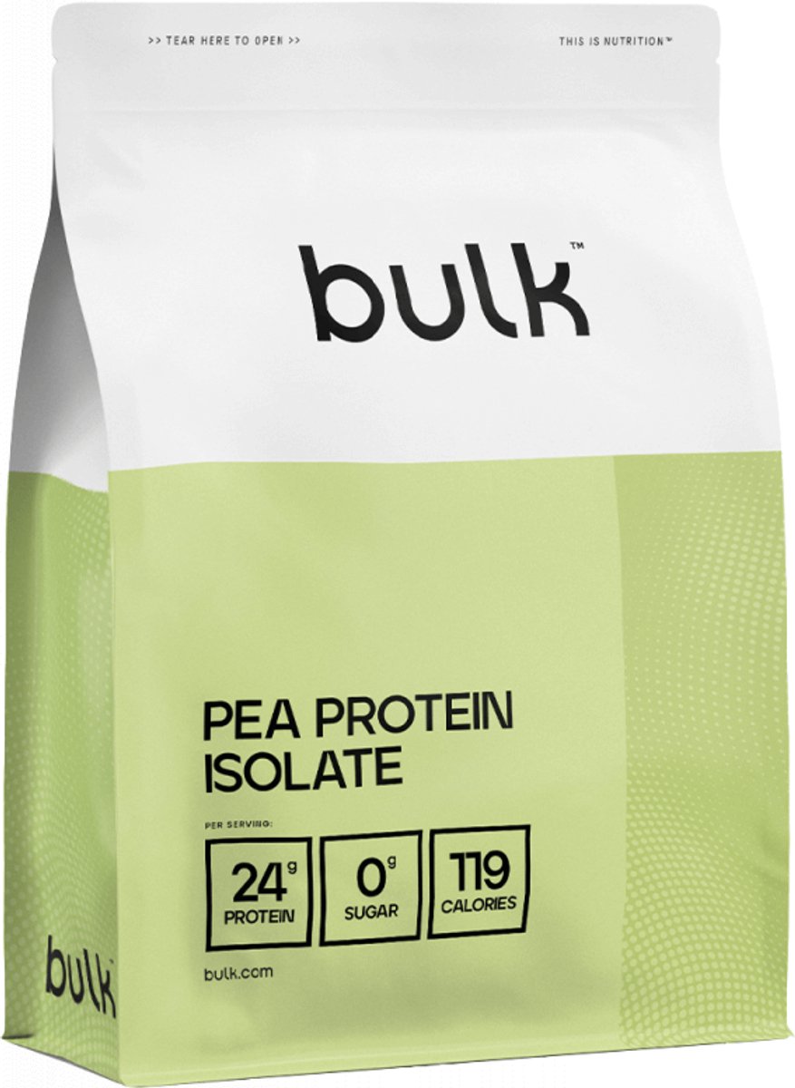 Bulk Pea Protein Isolate (2500g) Vanilla - Eiwitten - Veganistisch eiwit