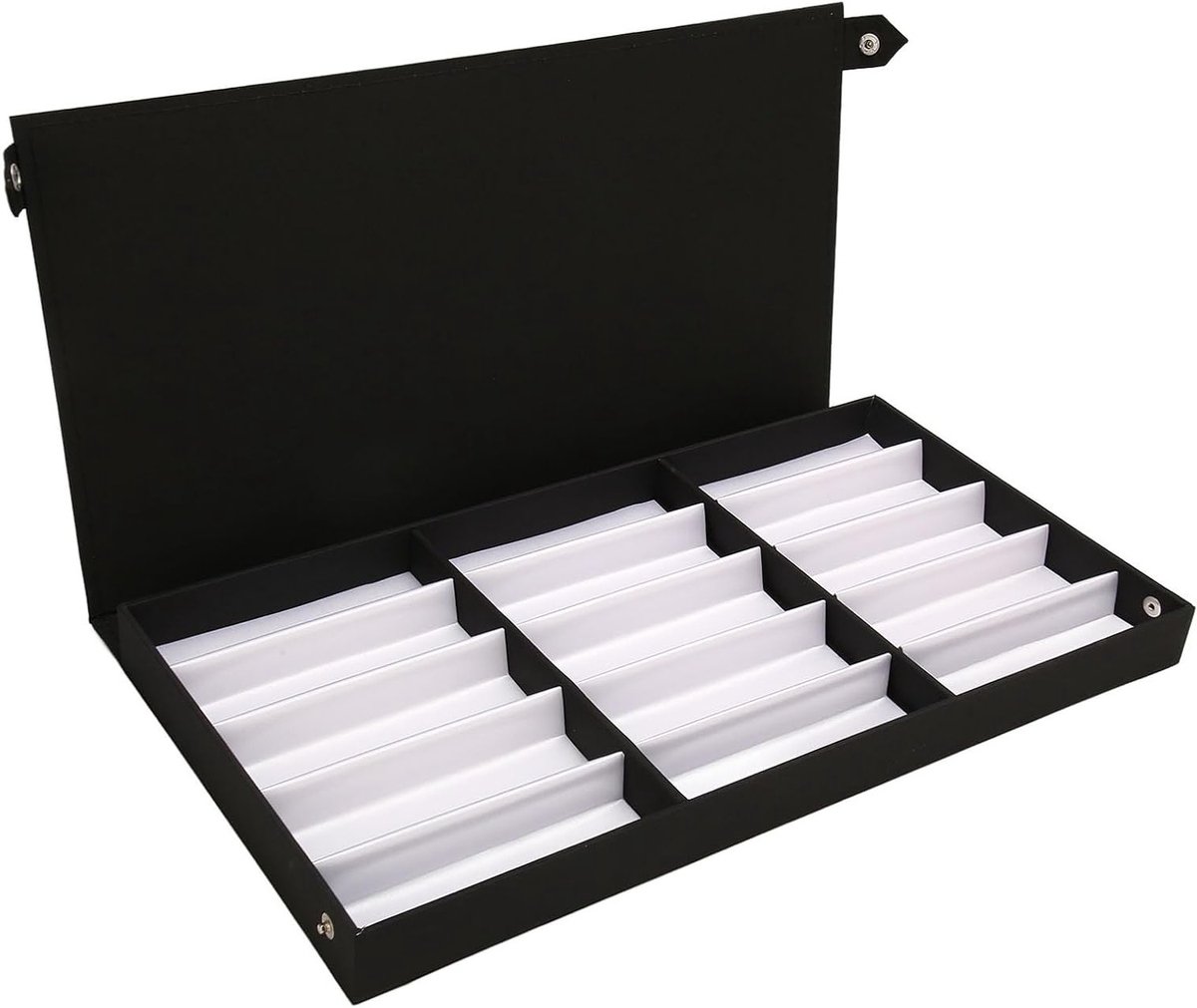 Organizer voor Zonnebrillen met 15 Vakken, Multifunctionele Opbergdoos voor Brillen, Ideaal voor Dames en Heren, Perfect voor Sieraden en Accessoires