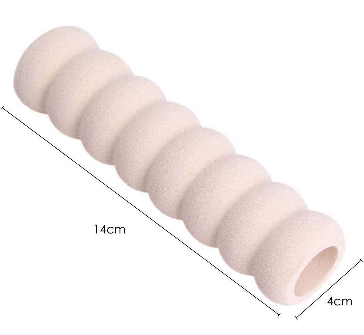 TRIXES Deurhandgreep Stopper - Schuim Beschermer voor Kinderen en Meubels - Beige