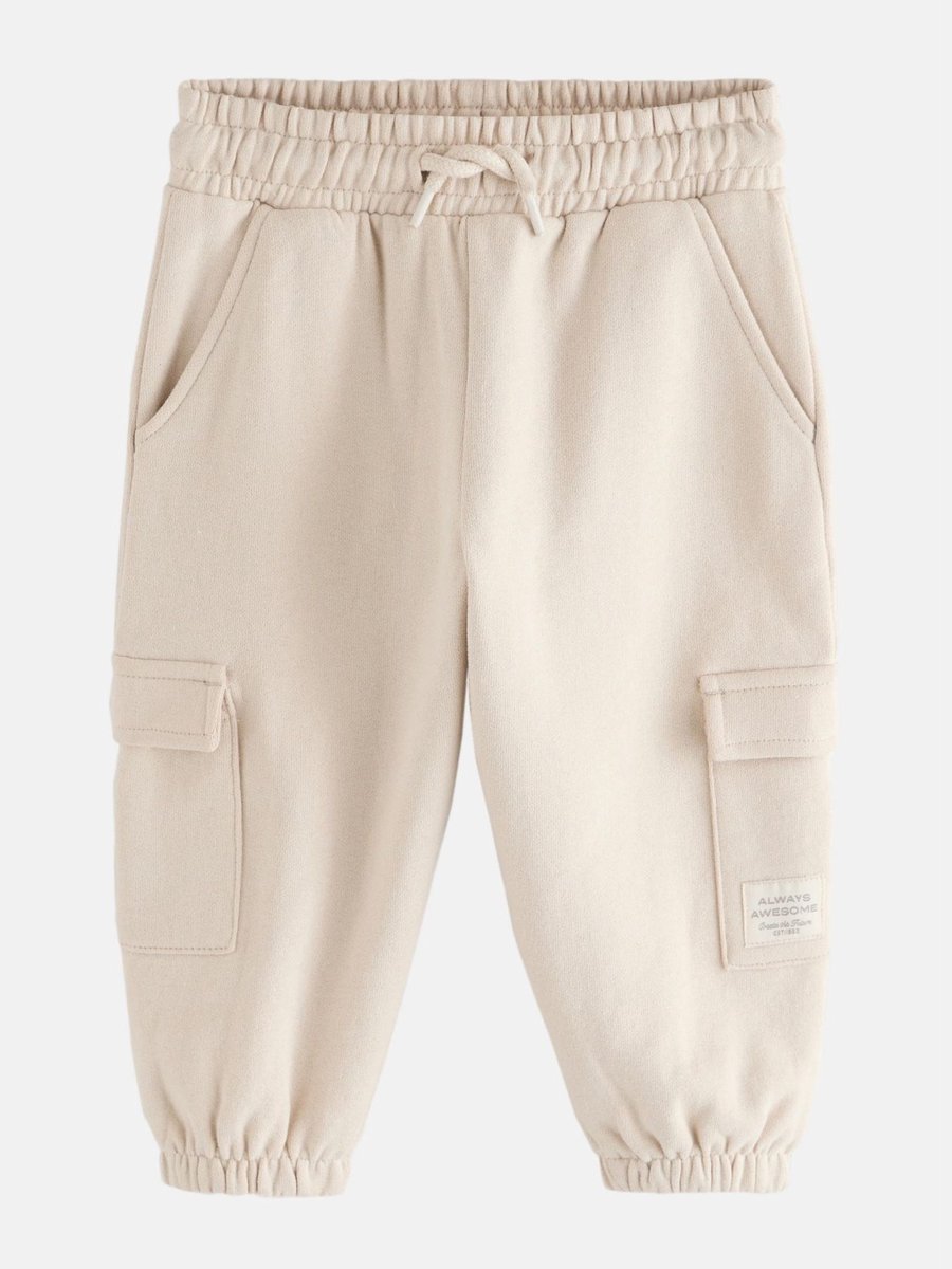 Next - Jongens - Zachte jersey utility-joggingbroek - Wit