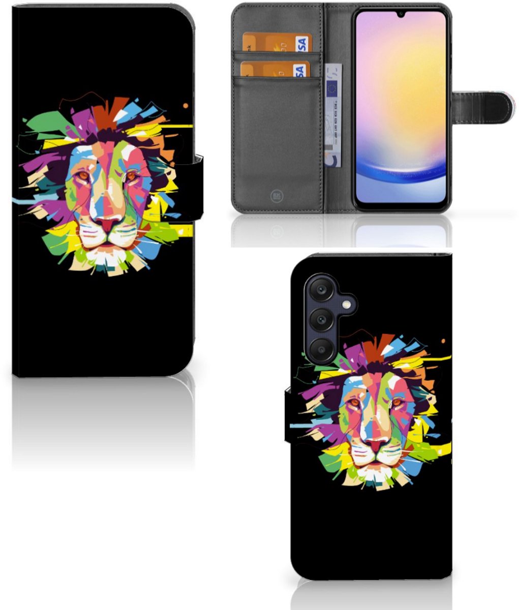 Samsung Galaxy A25 Leuk Hoesje Lion Color