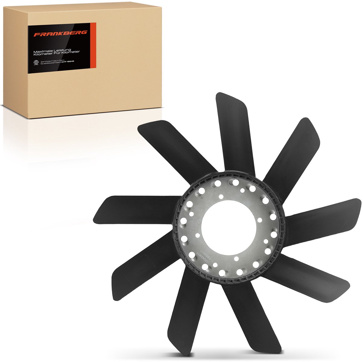Frankberg 1x ventilatorrad koelventilator voor BMW