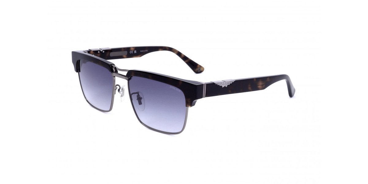 Police SPLP25M Total shiny ruthenium 55/17/145 MAN Zonnebrillen