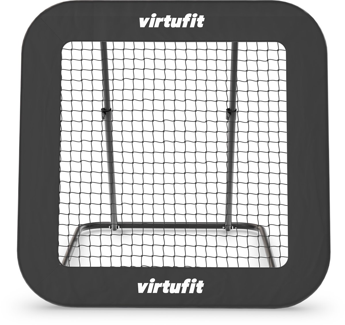 VirtuFit Verstelbare Rebounder Pro - Kickback - 124 x 124 cm - Voetbal Rebounder - Tchouck - Rebounder Trampoline - Inclusief Grondankers - Verstelbaar Voor Verschillende Intensiteitsniveaus - Makkelijk Op Te Bergen - Geschikt Voor Binnen- en Buiten — afbeelding 8