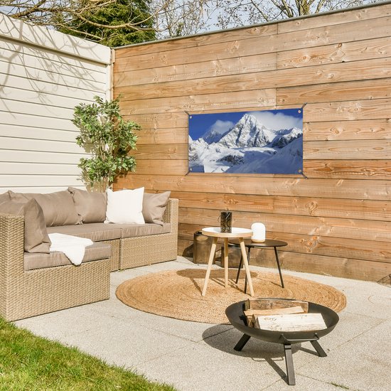 Poster de jardin La montagne autrichienne dans le parc national du Hohe Tauern - 80x40 cm - Décoration murale Outdoor - Poster de jardin - Toile de jardin - Poster de clôture - Tableau de jardin