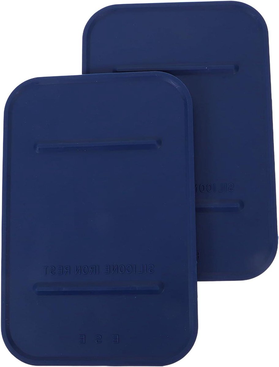 Strijkmat Set - Stoomstrijkijzer Pad - Oppervlak Beschermen - Hittebestendig Roestvrij Staal - 22.5 x 15 cm - Meerkleurig