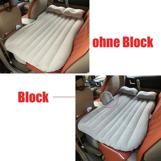 Opblaasbaar automatras - Luchtbed auto - Comfortabel slapen - Ergonomisch ontwerp - 10 x 10 x 10 mm - Normaal — afbeelding 3