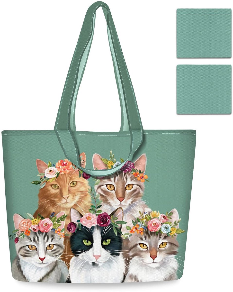 Cosensi- Boodschappentas Stevig - Opvouwbaar - Herbruikbaar - Wasbaar - Polyester - Grote Capaciteit - Tote Bag