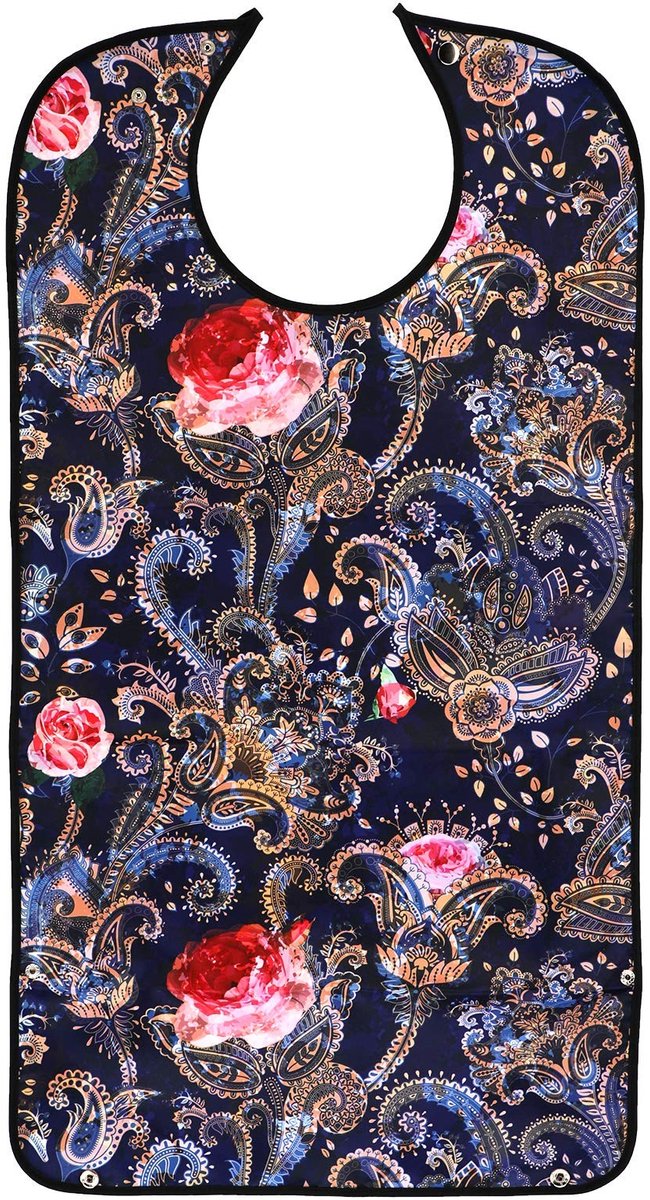 Cosensi- Slabbetjes Volwassenen Waterdicht - Slabbetje Met Kruimelvanger - Wasbaar - Verstelbare Kraag - 86x46cm - Polyester Materiaal - Bib
